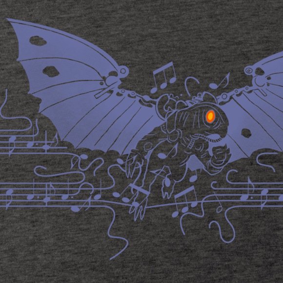 New! BioShock Infinite Songbird Music Gamer T-Shirt - Picture 2 of 2